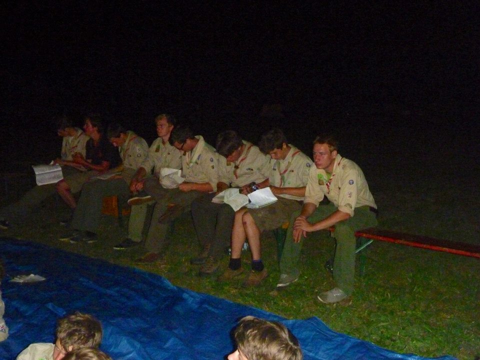 Sint-Martinus den XIIde - Kamp Curfoz 2013 Groot Kampvuur